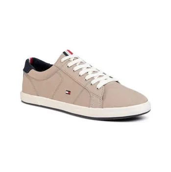 Dámská obuv Tommy Hilfiger Tenisky Iconic Long Lace Sneaker FM0FM01536AEP Béžová 45
