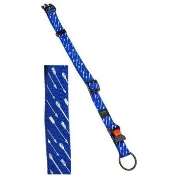Obojek pro psa Obojek nylon ART Sportiv 20-35/10mm Modrá/Šipka Karlie