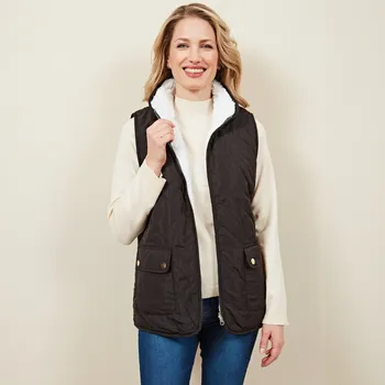 Dámská vesta Oboustranná vesta Emilia černá S