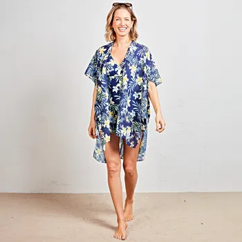 Dámská tunika Tunika Ibišek modrá 000