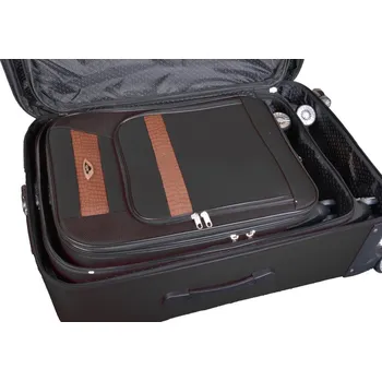 Aaryans Sada 3 textilních kufrů 818 Velikost: S