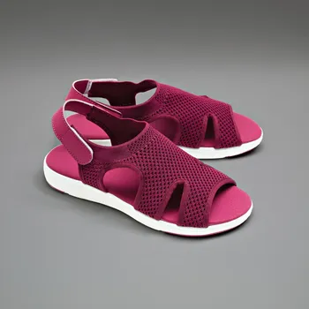 Dámské sandále Pohodlné sandály Helga bordó 41