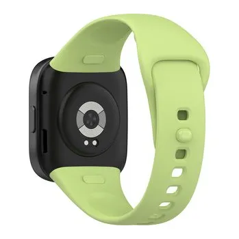 Chytré hodinky Jednobarevný náhradní řemínek Xiaomi Redmi Watch 3,Limetková