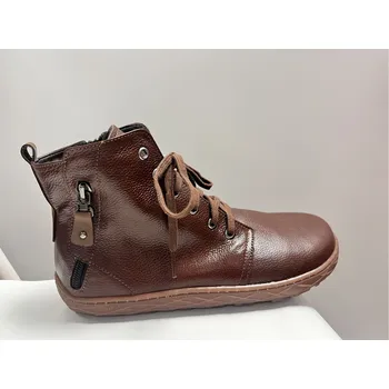 Dámské kozačky MINTAKA Kotníková fleece hnědá Velikost: 38