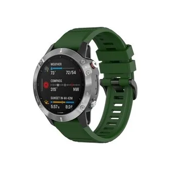 Chytré hodinky QuickFit silikonový řemínek s přezkou 22mm,Armádně zelený