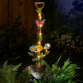 Zahradní dekorace Solární zahradní zápich „Rýč“