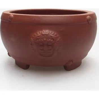 Květináč Miska 15 x 15 x 8 cm barva cihlová