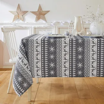 ubrus Ubrus s potiskem sobů a vloček 150x300 cm 150 x 300 cm