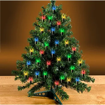 Vánoční stromek Jedlička s 80 barevnými žárovičkami barevné Výška 80 cm.