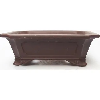 Květináč Miska 25 x 20 x 8,5 cm barva hnědá
