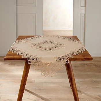 ubrus Krajkový ubrus krémová průměr 160 cm průměr 160 cm