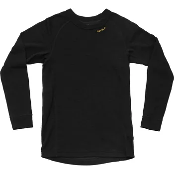 Chlapecké tričko Dětské funkční triko Devold Duo Active Junior Shirt Dětská velikost: 164 / Barva: černá
