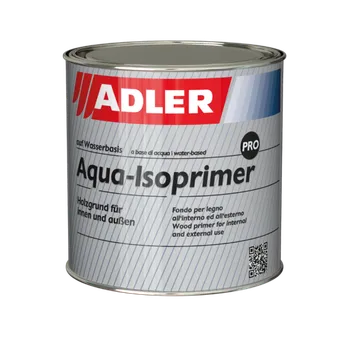 Lak na dřevo Adler Aqua-Isoprimer CT Pro 0,75L - izolační základ na dřevo bílý
