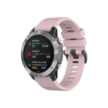 Chytré hodinky QuickFit silikonový řemínek s přezkou 22mm,Baby růžový