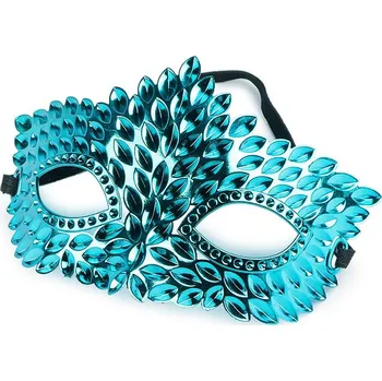 Karnevalová maska Karnevalová maska - škraboška - 6 tyrkys