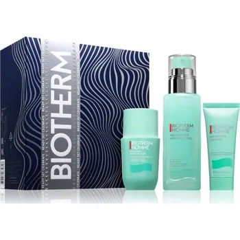 Biotherm Homme Aquapower Biotherm Homme Aquapower Advanced Gel hydratační gel pro normální až smíšenou pleť 75 ml + Biotherm Homme Aquapower 48H Protection antiperspirant s chladivým účinkem 75 ml + Biotherm Homme Aquapower Cleanser čisticí gel 40 ml