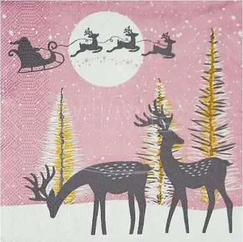 Papírový ubrousek Ubrousky 3-vrstvé 33 x 33 cm VÁNOCE [20 ks] (84180 - CH3A)