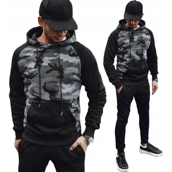 Pánská mikina PÁNSKÁ MIKINA KLOKANKA S KAPUCÍ vel. L