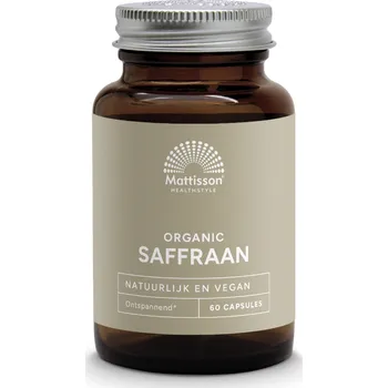 Přírodní produkt Mattisson BIO Šafrán se Sunfibre® - 60 kapslí