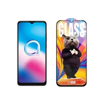 3D Ochranné tvrzené sklo na Alcatel 3X 2020 - Mr. Cat ESD