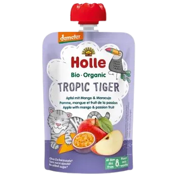 HOLLE Bio pyré Tropic Tiger jablko mango maracuja 100 g