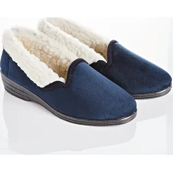 Dámské pantofle Bačkory Carla modrá 38