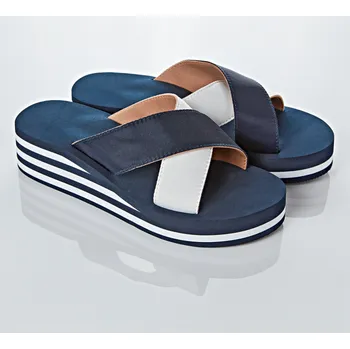 Dámské pantofle Pantofle nám. modrá/bílá 41