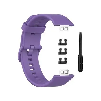 Chytré hodinky Jednobarevný náhradní řemínek pro Huawei Fit,Fialová,Huawei Fit