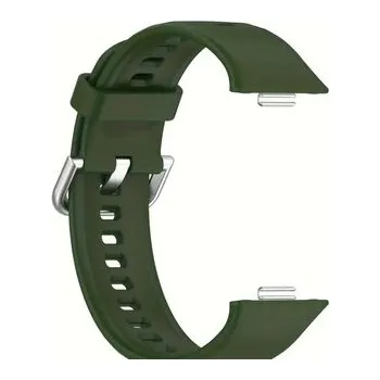 Chytré hodinky Jednobarevný řemínek s přezkou pro Huawei Fit 3,Armádně zelená