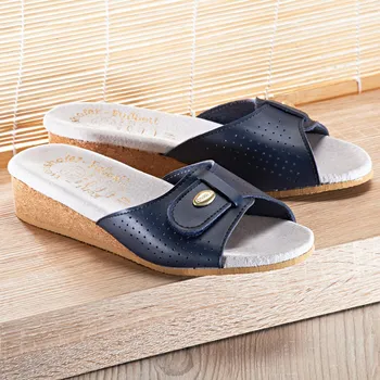 Dámské pantofle Pantofle Eliška tmavě-modrá 37