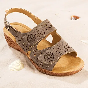 Dámské sandále Sandály Katka hnědá 37