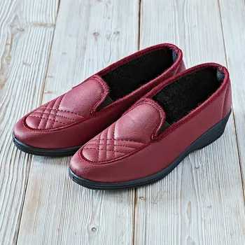 Dámské pantofle Pohodlná obuv Rósa bordó 41