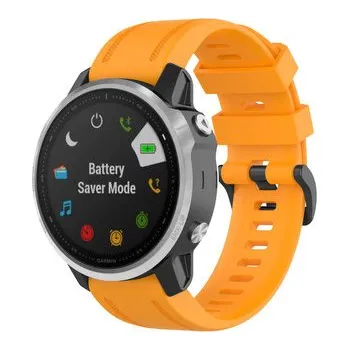 QuickFit silikonový řemínek s přezkou 20mm,Žluto-Oranžový