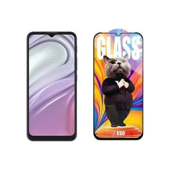 3D Ochranné tvrzené sklo na Motorola Moto G20 - Mr. Cat ESD