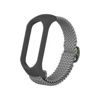 Chytré hodinky Pletený náhradní náramek Mi Band 5/6/7,Šedá,Xiaomi Mi band 5/6/7