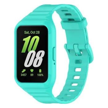 Chytré hodinky Řemínek s pouzdrem pro Samsung Galaxy Fit 3,Tyrkysová