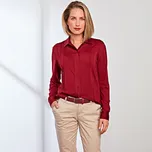 Halenka s dlouhým rukávem vínová 38