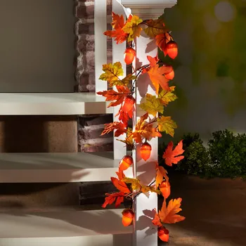 Vánoční dekorace Solární světelný řetěz Žaludy Casa Bonita