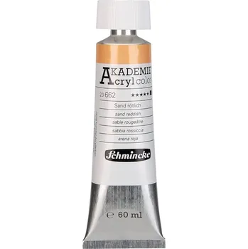 Vodová barva Schmincke Akademie Akrylová barva 662 Sand Reddish 60 ml 1 ks