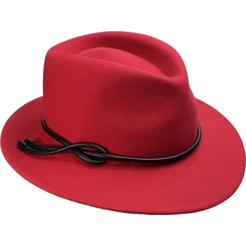Klobouk Mayser Dámský luxusní červený klobouk s kašmírem - Pita Velikost: 57 cm (M)