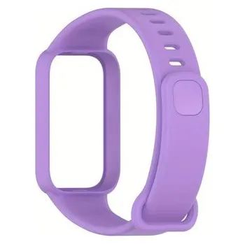 Chytré hodinky Jednobarevný náhradní náramek Mi Band 9 Active / Redmi Band 3,Lila