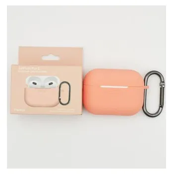 Příslušenství pro sluchátka Jednobarevný obal s karabinou pro AirPods PRO / 2 PRO,Papaya