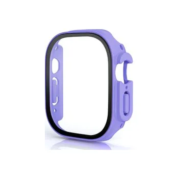 Chytré hodinky Ochranné pouzdro se sklíčkem pro Apple Watch 49mm,Levandulový