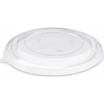 Jednorázové nádobí Víčko průhledné (rPET) pro papírové misky Ø185 mm [50 ks] (82800)