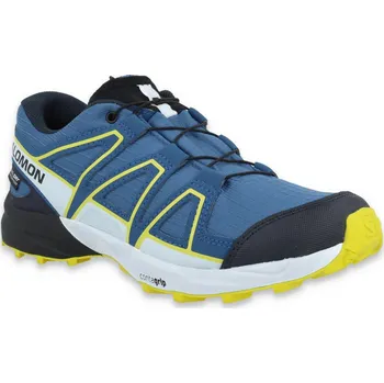 Dětská treková obuv Speedcross Wp J L47982200 - dark navy/dark blue/blazing yellow 39