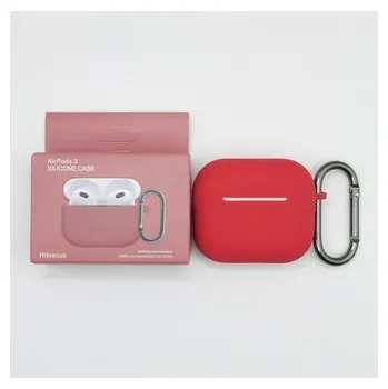 Příslušenství pro sluchátka Jednobarevný obal s karabinou pro AirPods 3,Hibiscus