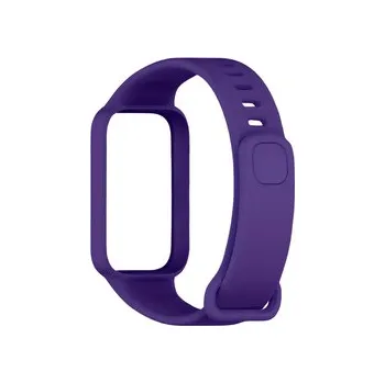 Chytré hodinky Jednobarevný náhradní náramek Mi Band 9 Active / Redmi Band 3,Modro-fialová