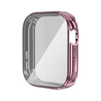 Chytré hodinky Ochranný silikonový kryt pro Huawei Fit 3,Růžová