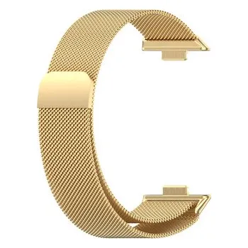 Příslušenství k chytrým hodinkám Milánský magnetický tah pro Huawei Fit 3,Zlatý