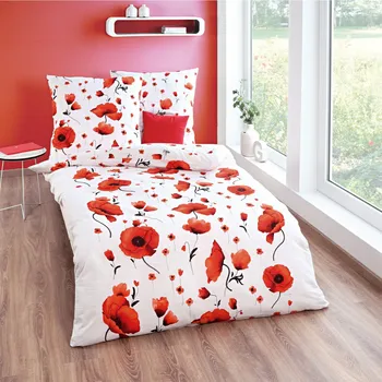 Povlečení Povlečení na jednolůžko Vlčí mák 80x80 cm + 135x200 cm 135 x 200 cm 80 x 80 cm
